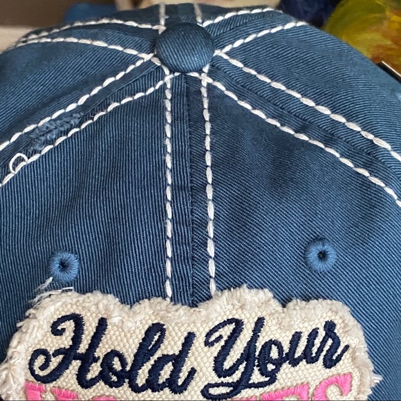 SOLD////KBETHOS Hold Your Horses Distressed Hat - Picture 5 of 10